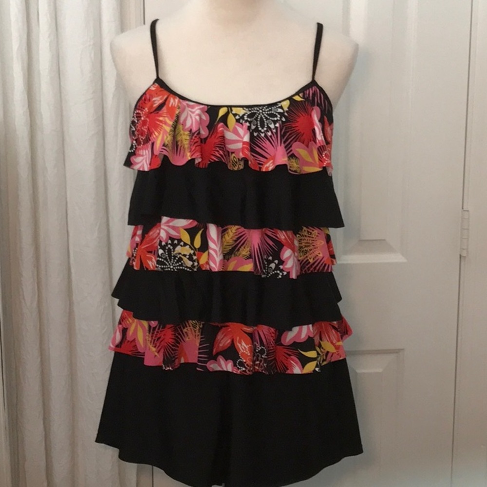 Sunshine Zone Multi-Color Tankini Swimsuit